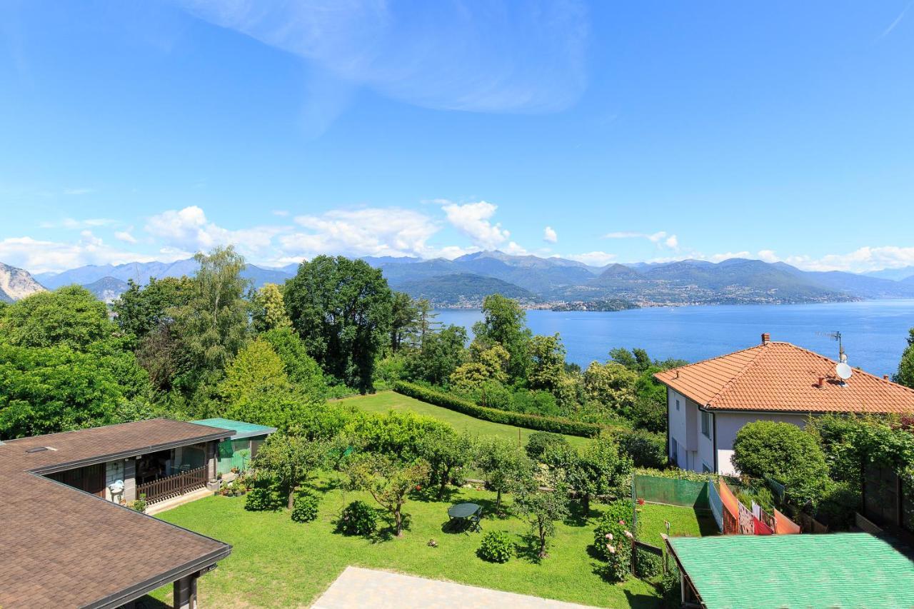 Casa Lilla - Lakeview Large Apartments With Garden Above Stresa Dış mekan fotoğraf